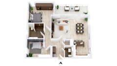 Grundriss WE1 und 3