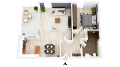 Grundriss WE2 und 4